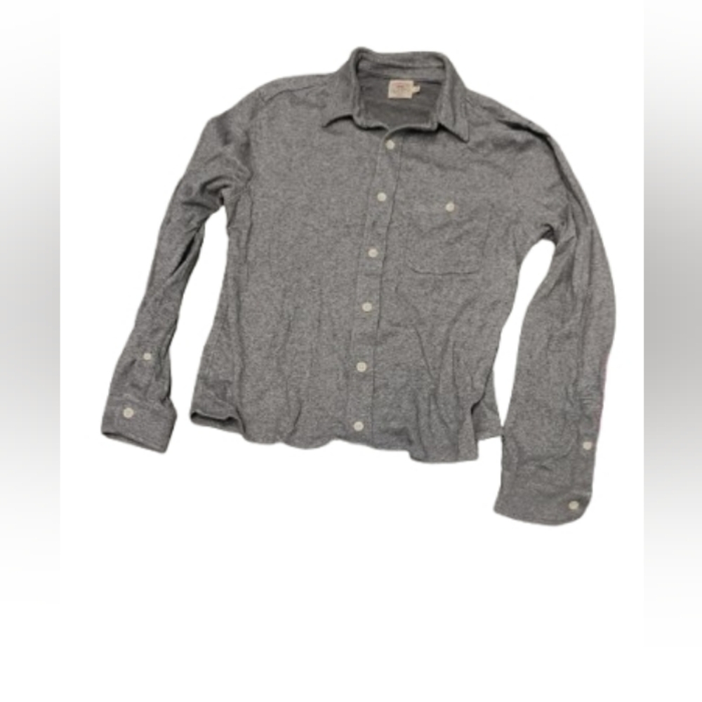Faherty Mens Super Brushed Button Down Flannel Shirt Organic Cotton Blend